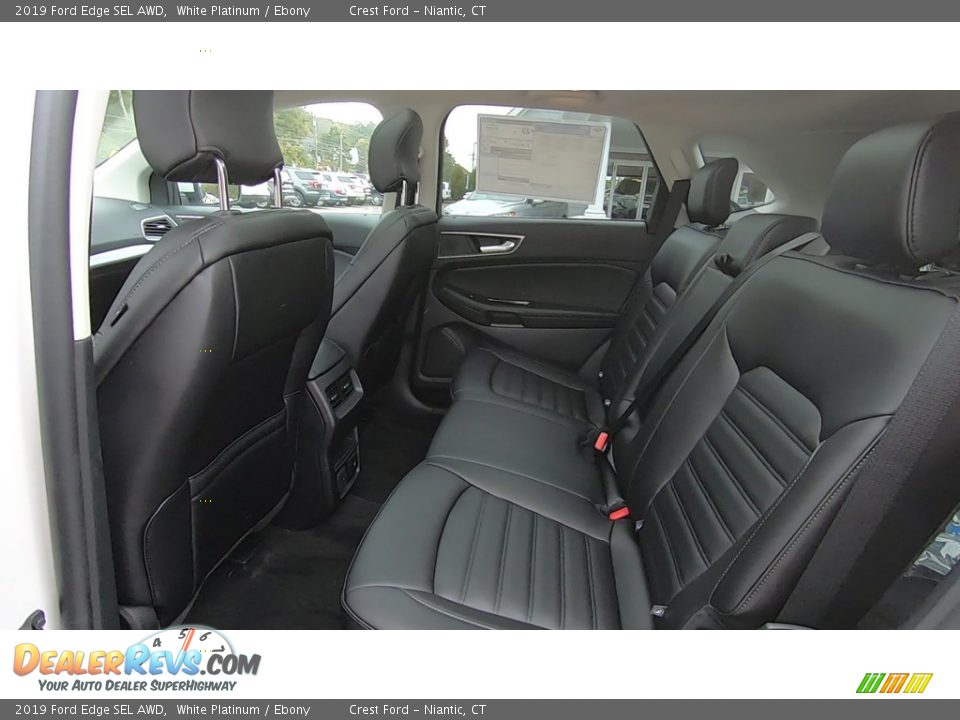 2019 Ford Edge SEL AWD White Platinum / Ebony Photo #19
