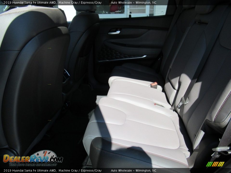 2019 Hyundai Santa Fe Ultimate AWD Machine Gray / Espresso/Gray Photo #10