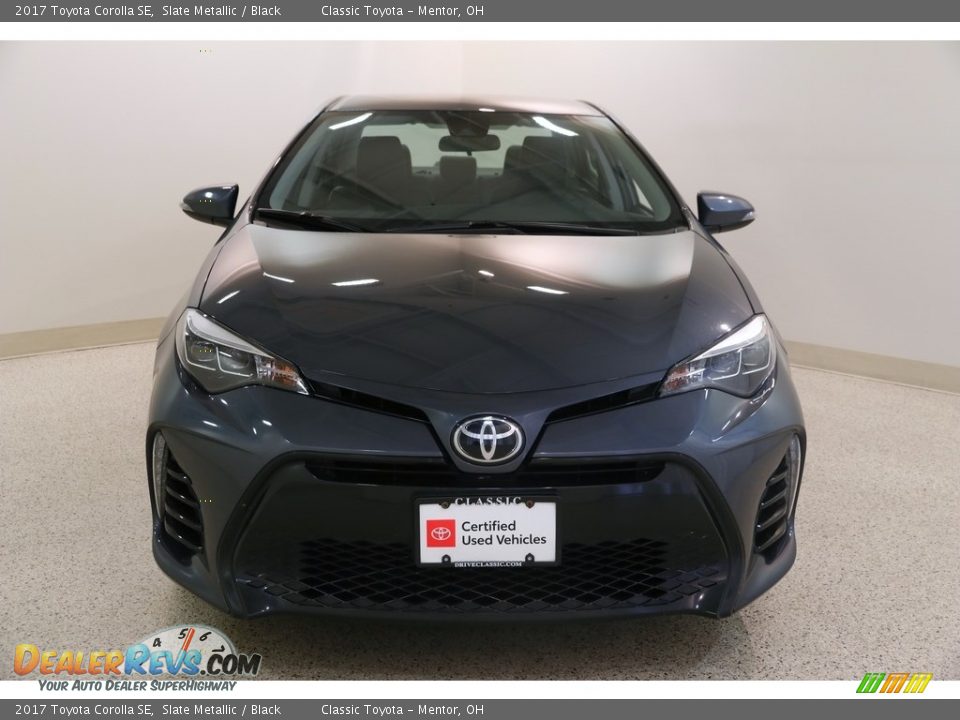 2017 Toyota Corolla SE Slate Metallic / Black Photo #2