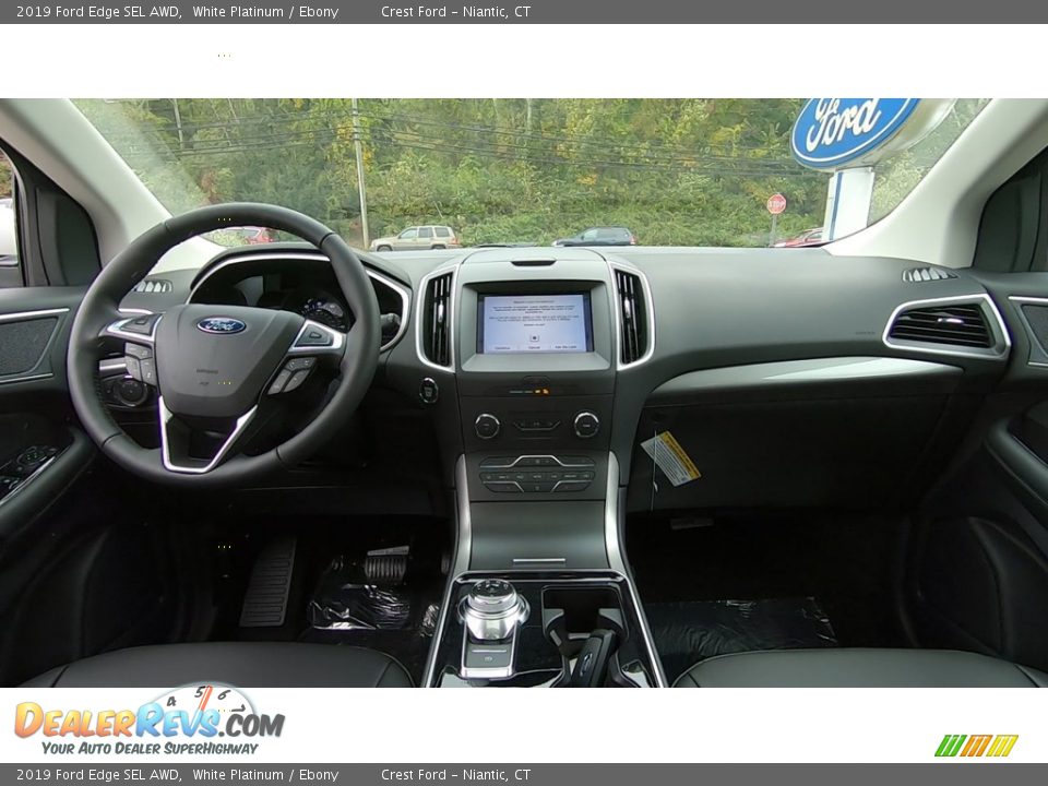 2019 Ford Edge SEL AWD White Platinum / Ebony Photo #20