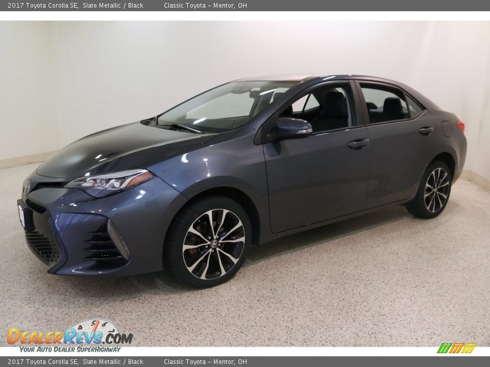 2017 Toyota Corolla SE Slate Metallic / Black Photo #3