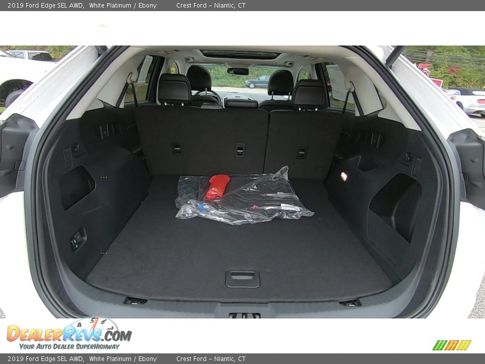 2019 Ford Edge SEL AWD White Platinum / Ebony Photo #22