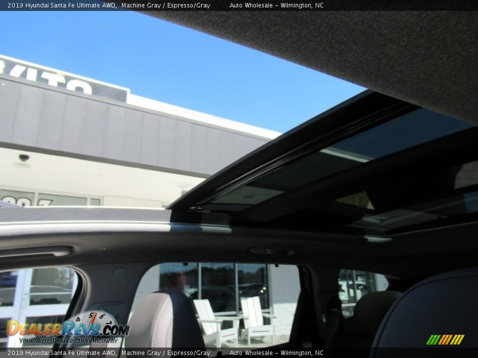 2019 Hyundai Santa Fe Ultimate AWD Machine Gray / Espresso/Gray Photo #13