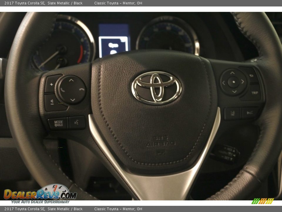 2017 Toyota Corolla SE Slate Metallic / Black Photo #6