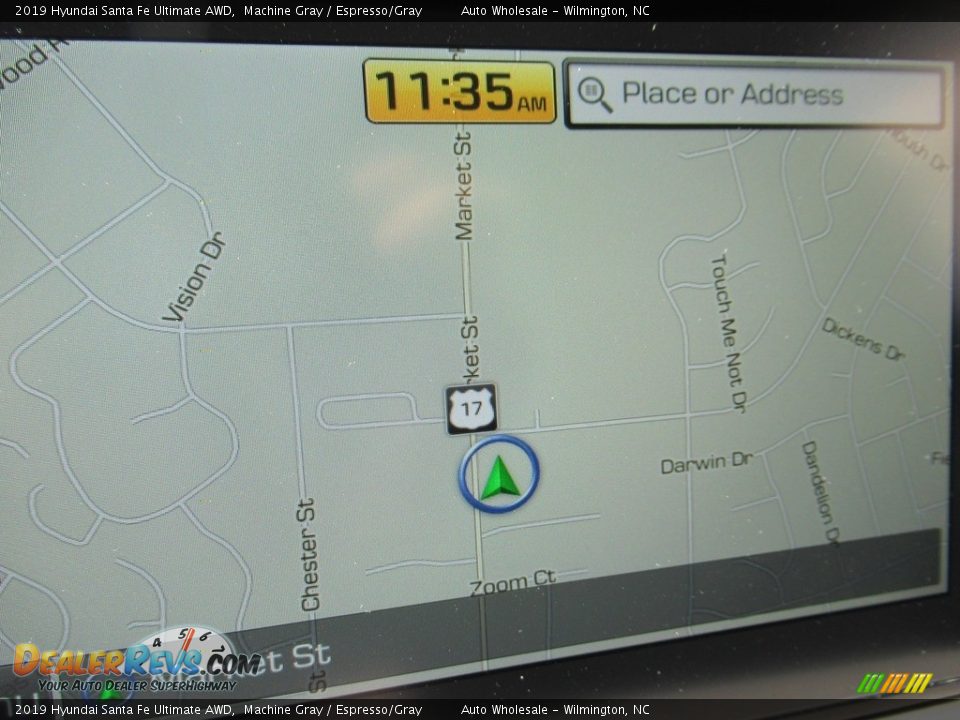 2019 Hyundai Santa Fe Ultimate AWD Machine Gray / Espresso/Gray Photo #16