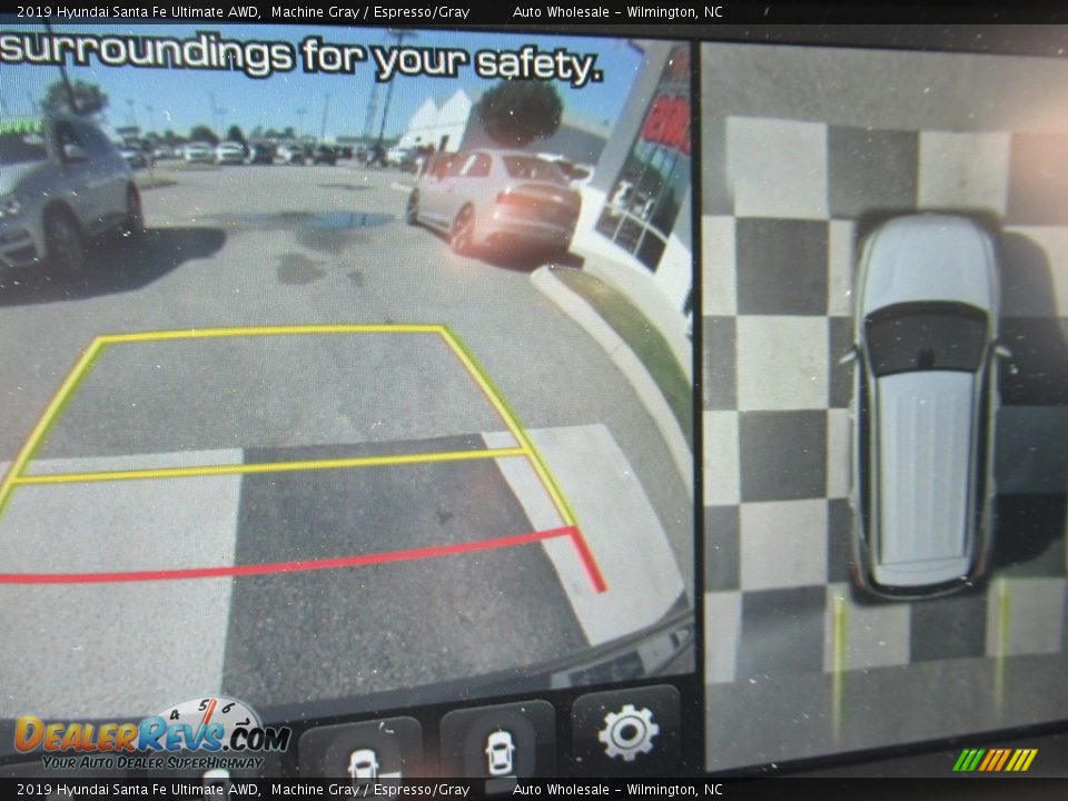 2019 Hyundai Santa Fe Ultimate AWD Machine Gray / Espresso/Gray Photo #18