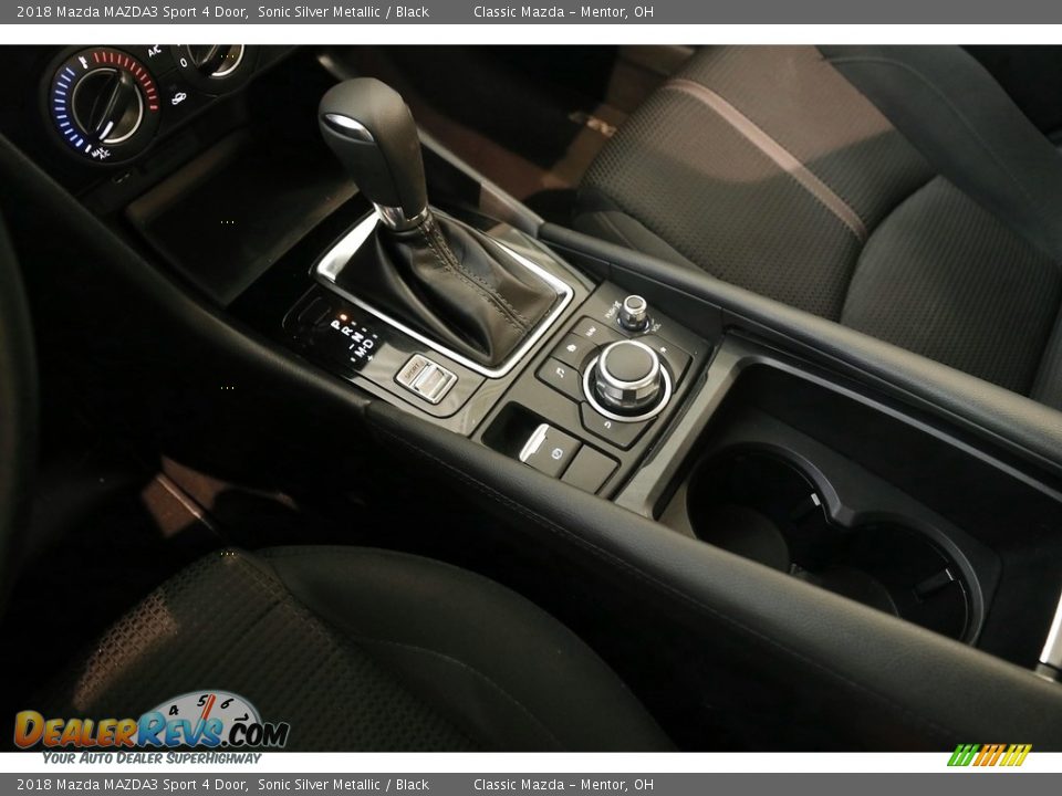 2018 Mazda MAZDA3 Sport 4 Door Sonic Silver Metallic / Black Photo #12