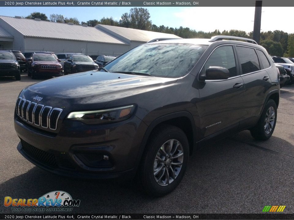 2020 Jeep Cherokee Latitude Plus 4x4 Granite Crystal Metallic / Black Photo #5