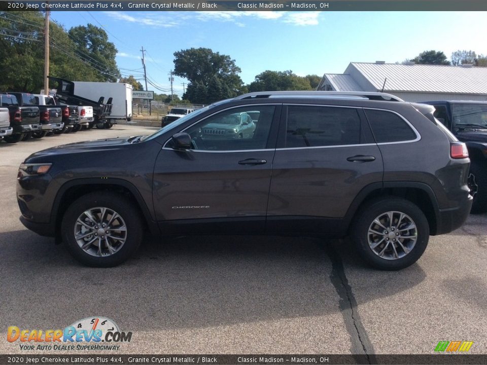 2020 Jeep Cherokee Latitude Plus 4x4 Granite Crystal Metallic / Black Photo #6