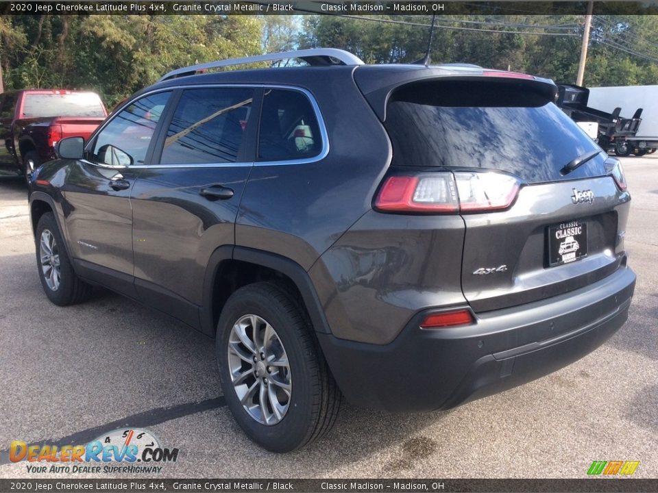 2020 Jeep Cherokee Latitude Plus 4x4 Granite Crystal Metallic / Black Photo #7