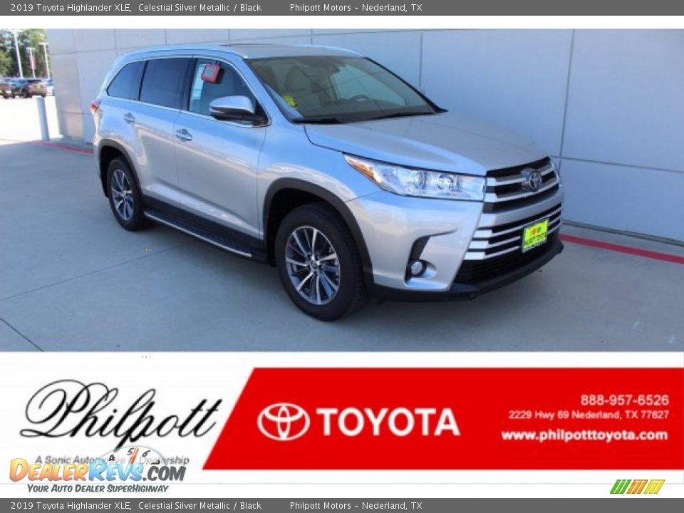 2019 Toyota Highlander XLE Celestial Silver Metallic / Black Photo #1
