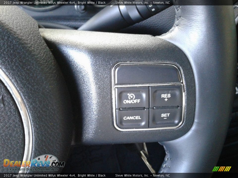 2017 Jeep Wrangler Unlimited Willys Wheeler 4x4 Bright White / Black Photo #18