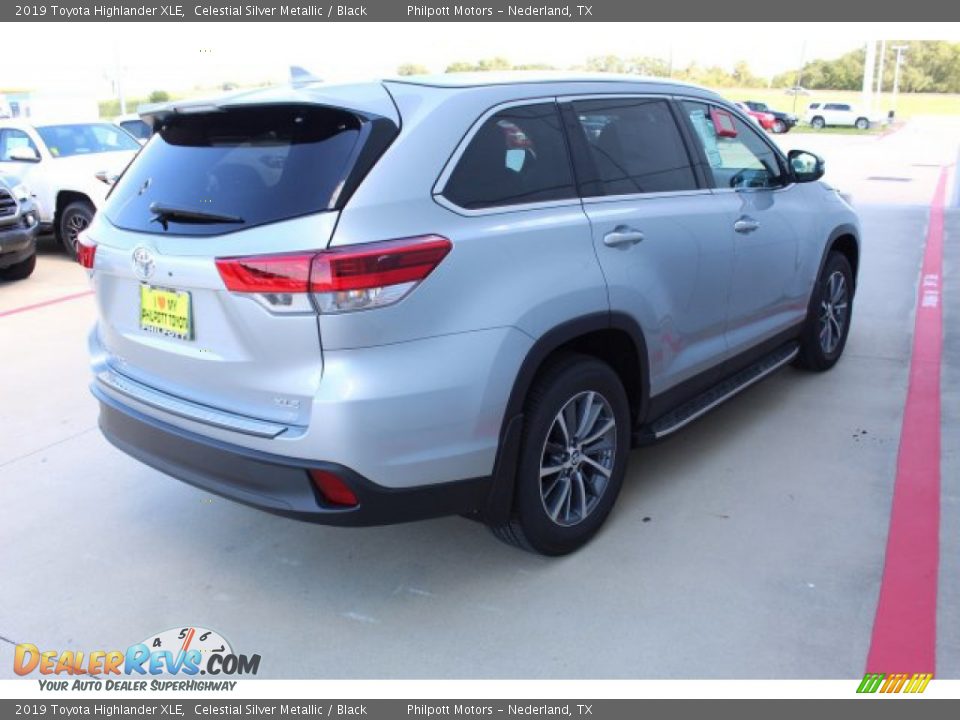 2019 Toyota Highlander XLE Celestial Silver Metallic / Black Photo #8