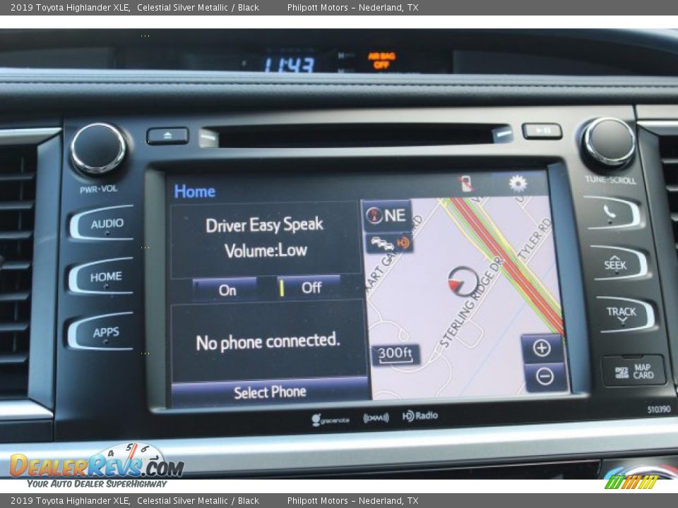 2019 Toyota Highlander XLE Celestial Silver Metallic / Black Photo #16