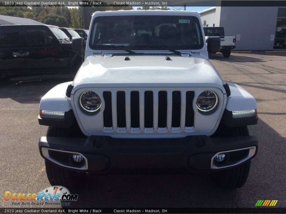2020 Jeep Gladiator Overland 4x4 Bright White / Black Photo #4