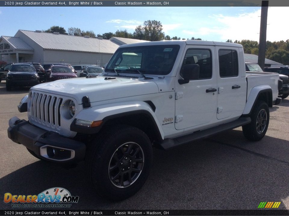 2020 Jeep Gladiator Overland 4x4 Bright White / Black Photo #5
