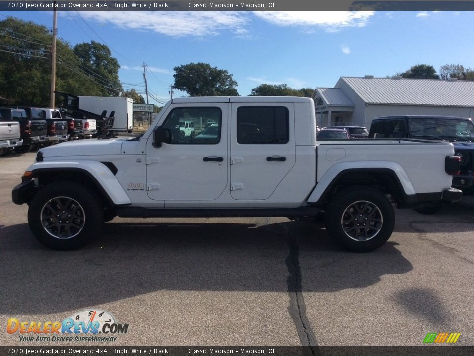 2020 Jeep Gladiator Overland 4x4 Bright White / Black Photo #6