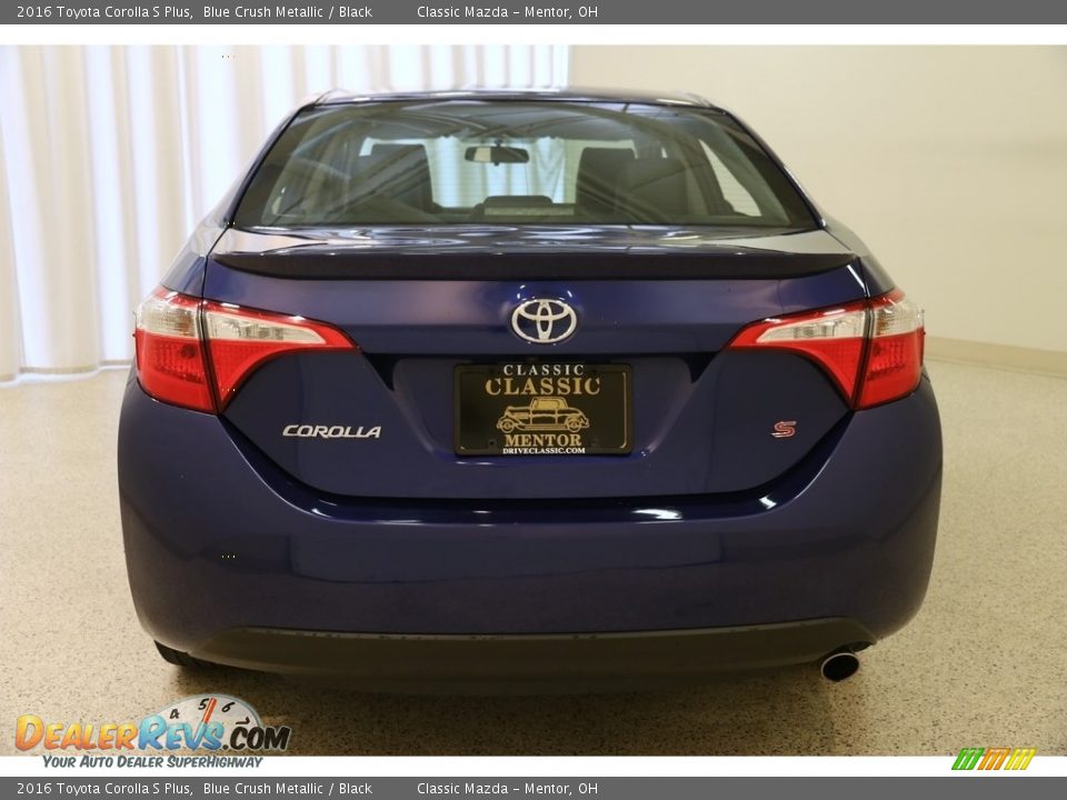 2016 Toyota Corolla S Plus Blue Crush Metallic / Black Photo #17