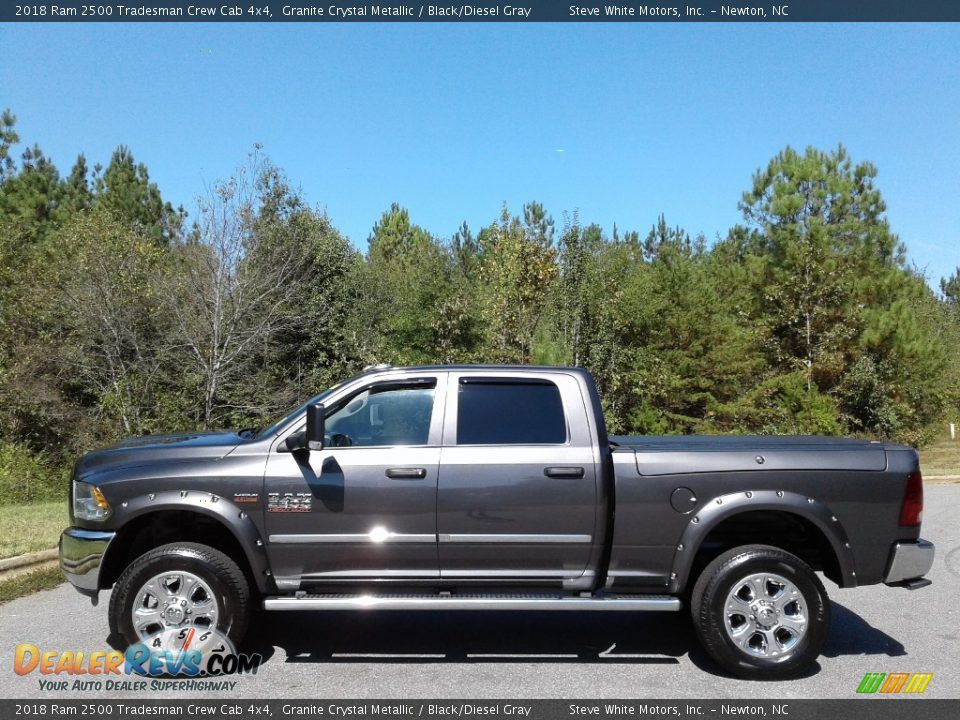 2018 Ram 2500 Tradesman Crew Cab 4x4 Granite Crystal Metallic / Black/Diesel Gray Photo #1