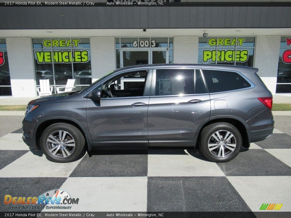 2017 Honda Pilot EX Modern Steel Metallic / Gray Photo #1