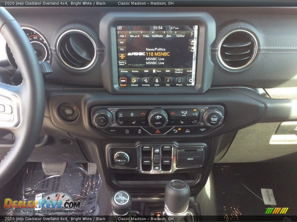 2020 Jeep Gladiator Overland 4x4 Bright White / Black Photo #14