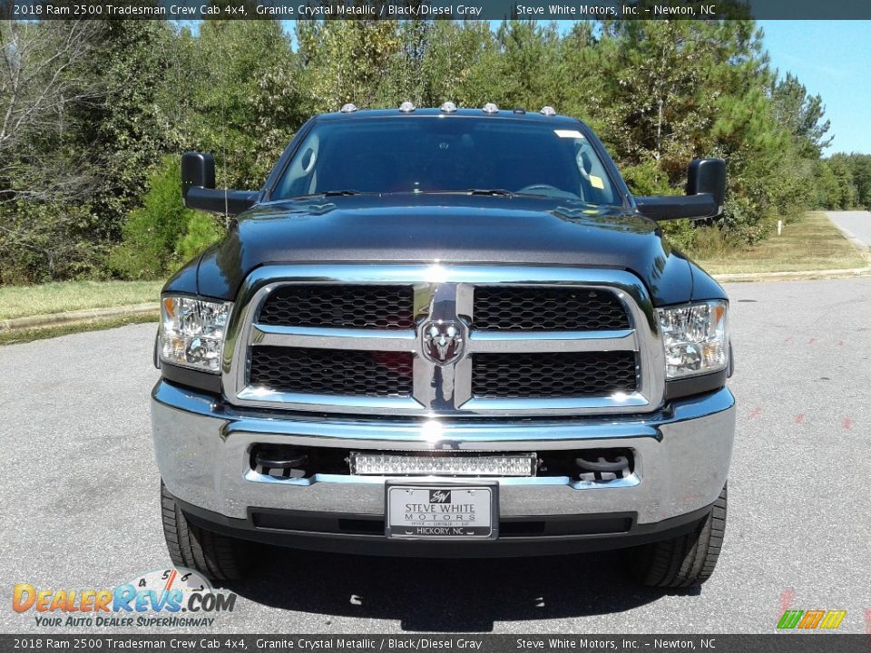 2018 Ram 2500 Tradesman Crew Cab 4x4 Granite Crystal Metallic / Black/Diesel Gray Photo #4