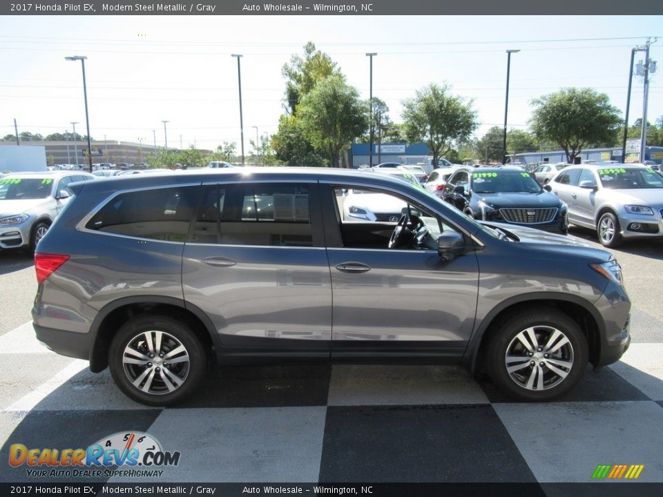 2017 Honda Pilot EX Modern Steel Metallic / Gray Photo #3