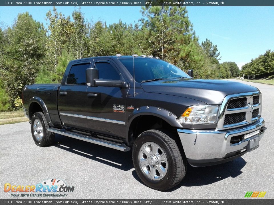 2018 Ram 2500 Tradesman Crew Cab 4x4 Granite Crystal Metallic / Black/Diesel Gray Photo #5