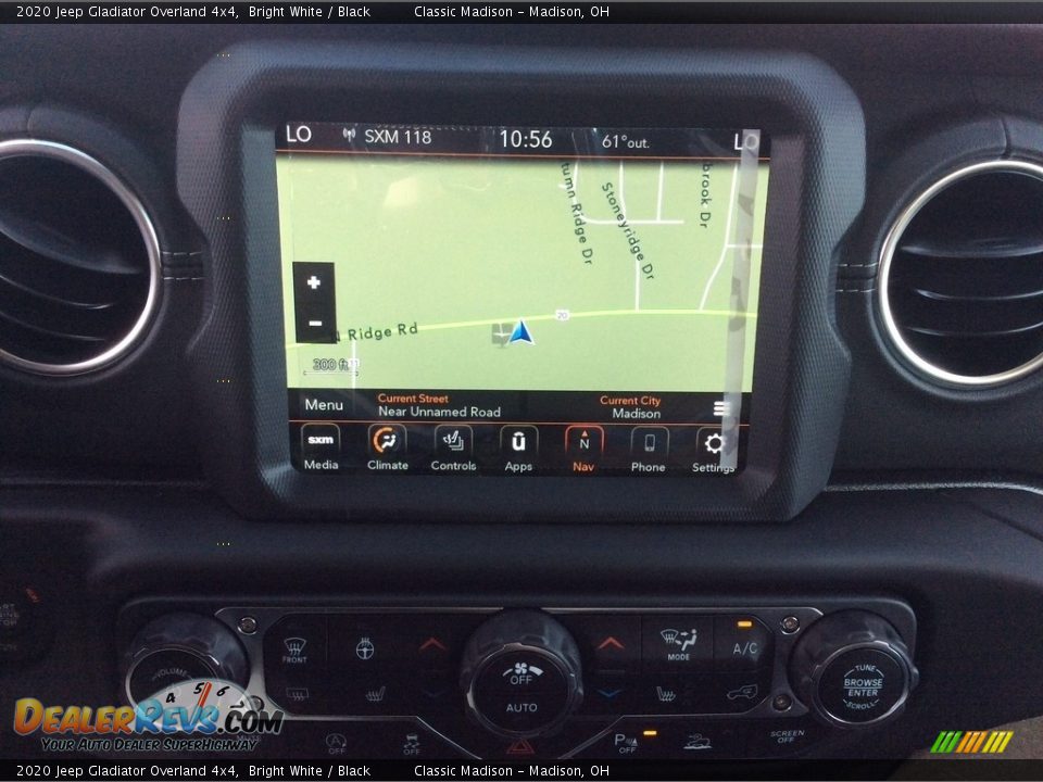 2020 Jeep Gladiator Overland 4x4 Bright White / Black Photo #16