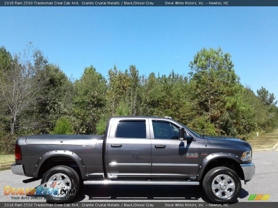 2018 Ram 2500 Tradesman Crew Cab 4x4 Granite Crystal Metallic / Black/Diesel Gray Photo #6