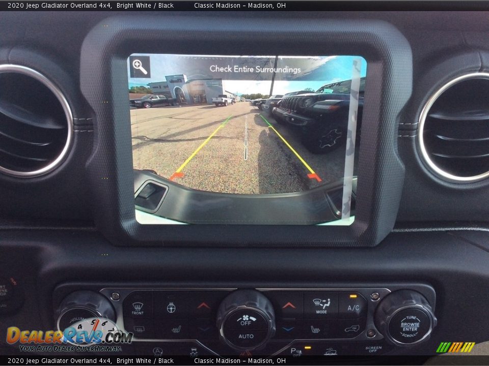 2020 Jeep Gladiator Overland 4x4 Bright White / Black Photo #17