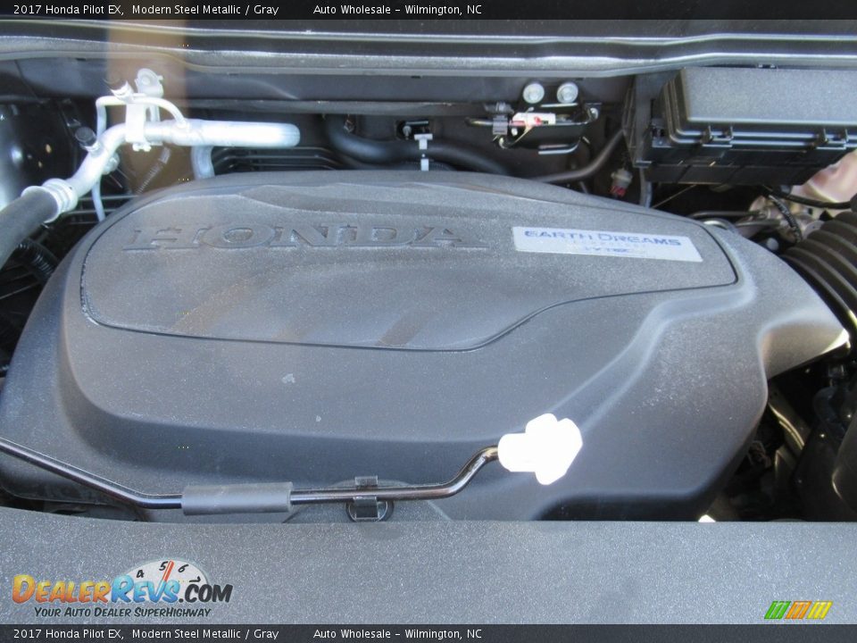2017 Honda Pilot EX Modern Steel Metallic / Gray Photo #6
