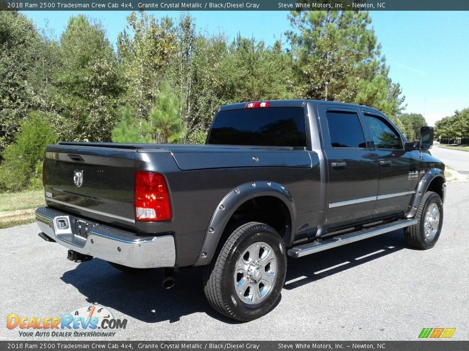 2018 Ram 2500 Tradesman Crew Cab 4x4 Granite Crystal Metallic / Black/Diesel Gray Photo #7