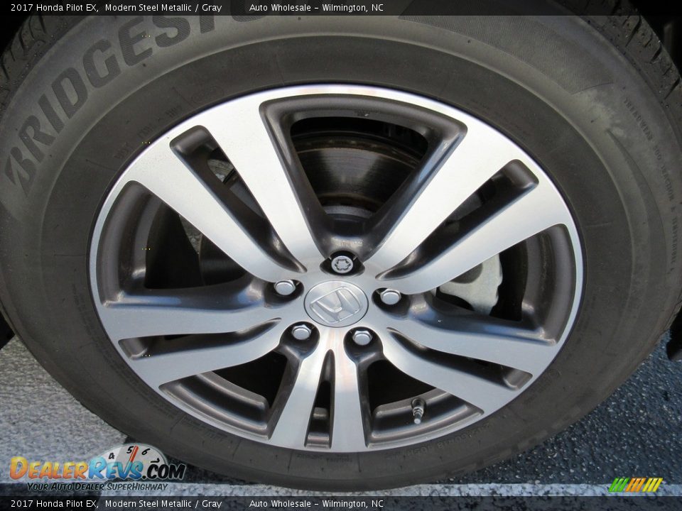 2017 Honda Pilot EX Modern Steel Metallic / Gray Photo #7