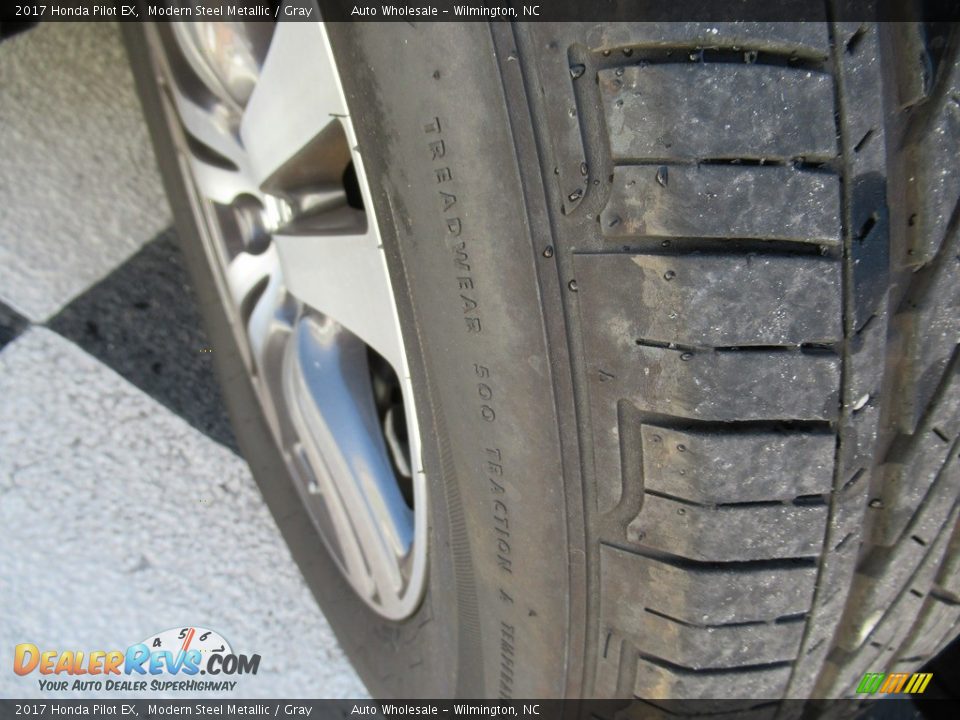 2017 Honda Pilot EX Modern Steel Metallic / Gray Photo #8