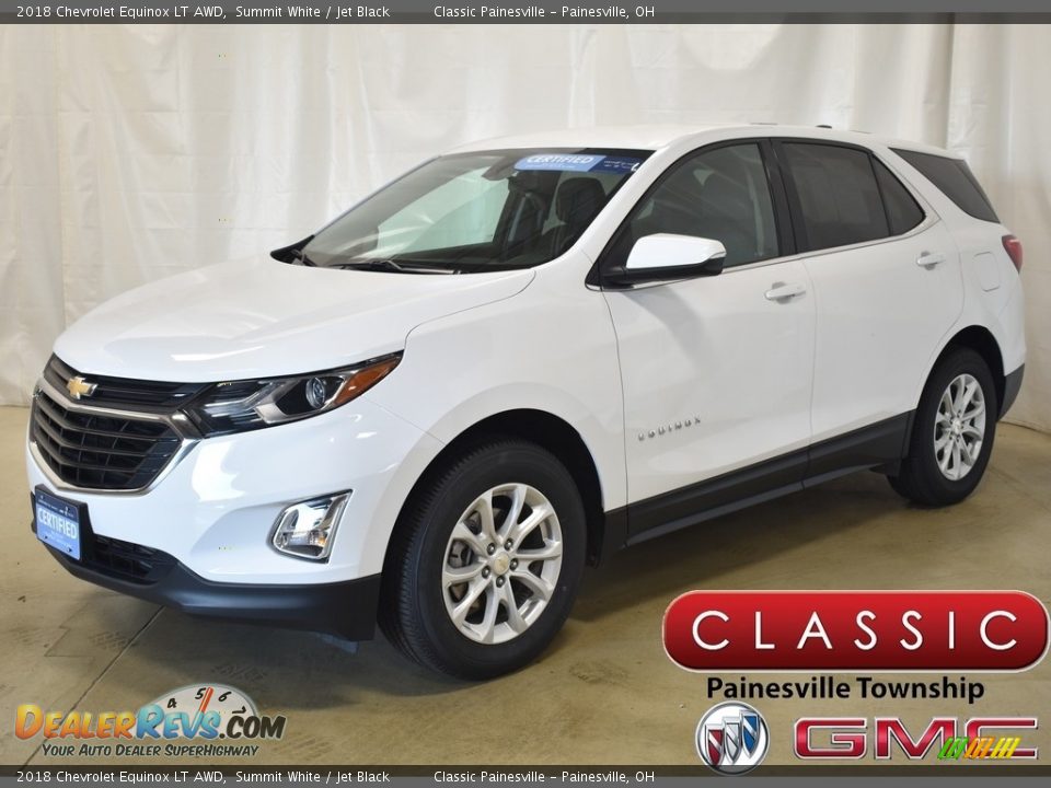 2018 Chevrolet Equinox LT AWD Summit White / Jet Black Photo #1