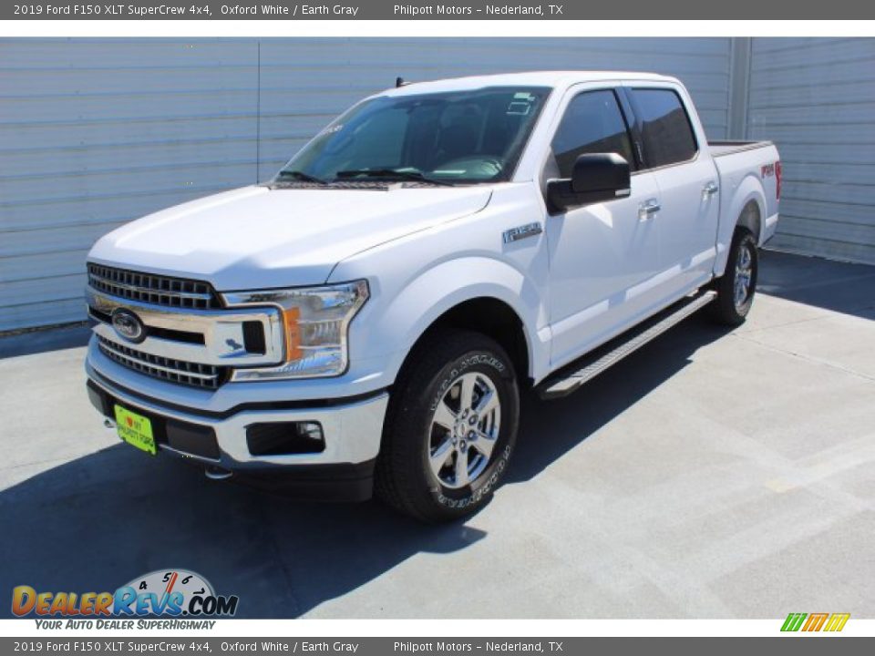 2019 Ford F150 XLT SuperCrew 4x4 Oxford White / Earth Gray Photo #4