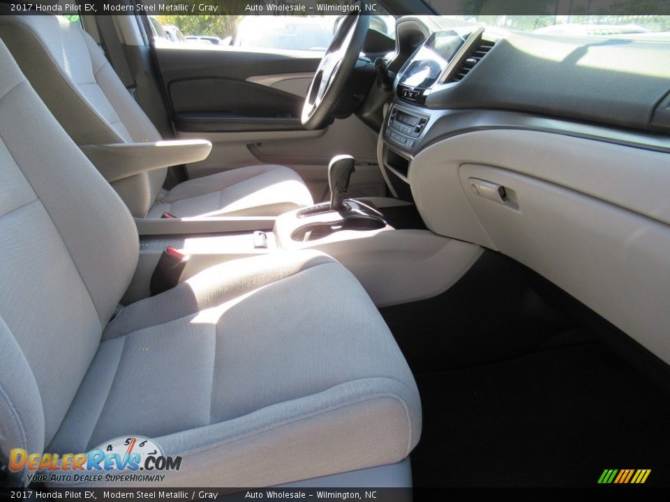 2017 Honda Pilot EX Modern Steel Metallic / Gray Photo #12
