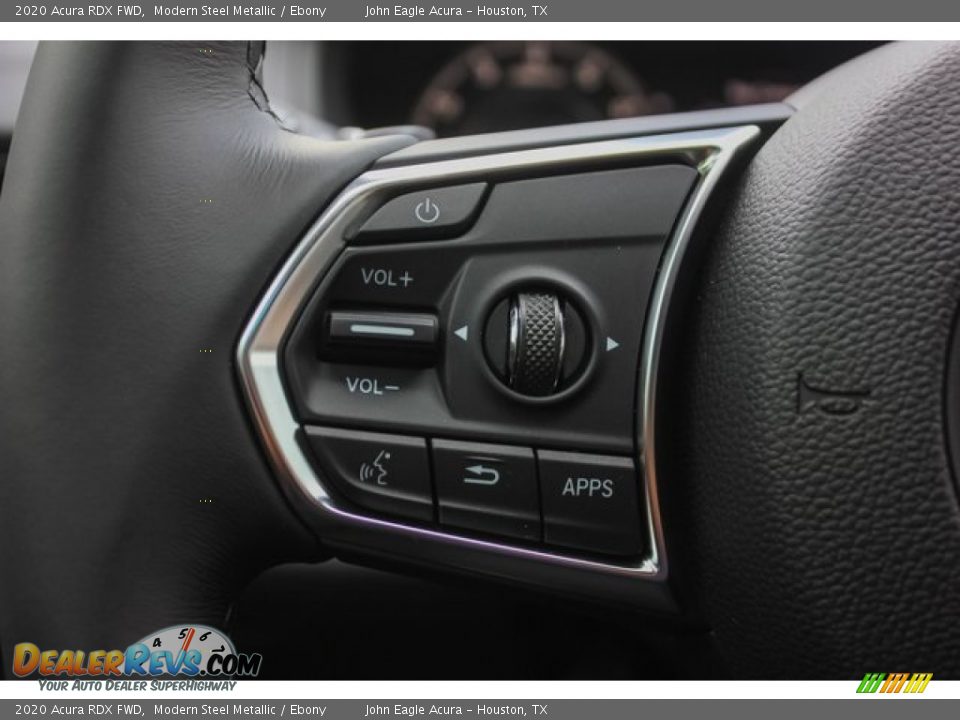 2020 Acura RDX FWD Modern Steel Metallic / Ebony Photo #34