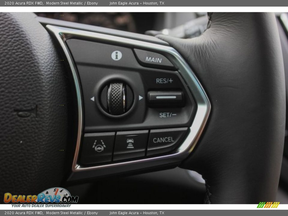 2020 Acura RDX FWD Modern Steel Metallic / Ebony Photo #35
