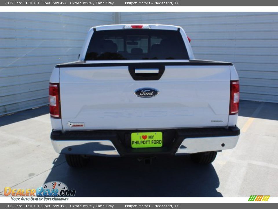 2019 Ford F150 XLT SuperCrew 4x4 Oxford White / Earth Gray Photo #7