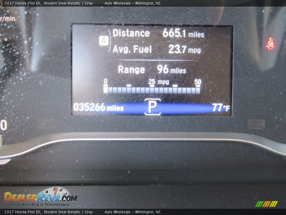 2017 Honda Pilot EX Modern Steel Metallic / Gray Photo #15