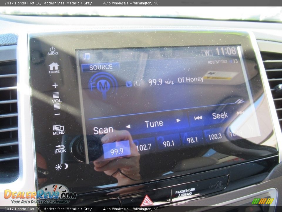 2017 Honda Pilot EX Modern Steel Metallic / Gray Photo #16