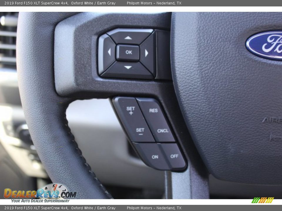 2019 Ford F150 XLT SuperCrew 4x4 Oxford White / Earth Gray Photo #12