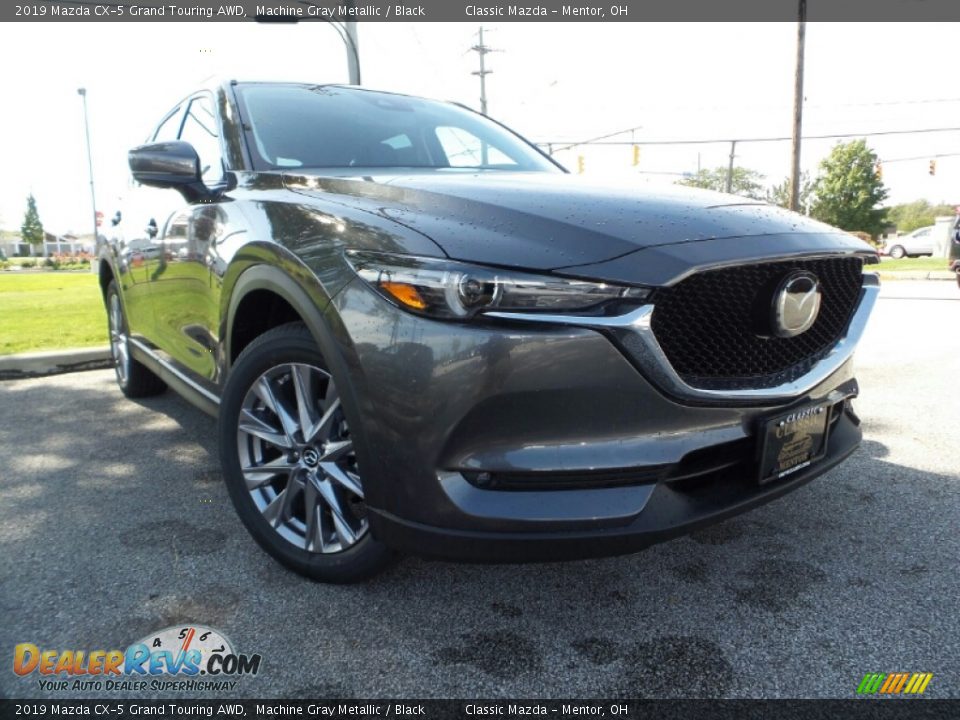 2019 Mazda CX-5 Grand Touring AWD Machine Gray Metallic / Black Photo #1