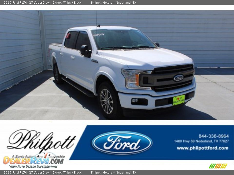 2019 Ford F150 XLT SuperCrew Oxford White / Black Photo #1