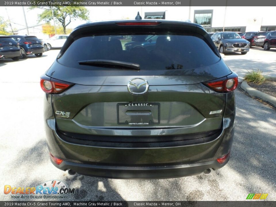 2019 Mazda CX-5 Grand Touring AWD Machine Gray Metallic / Black Photo #6