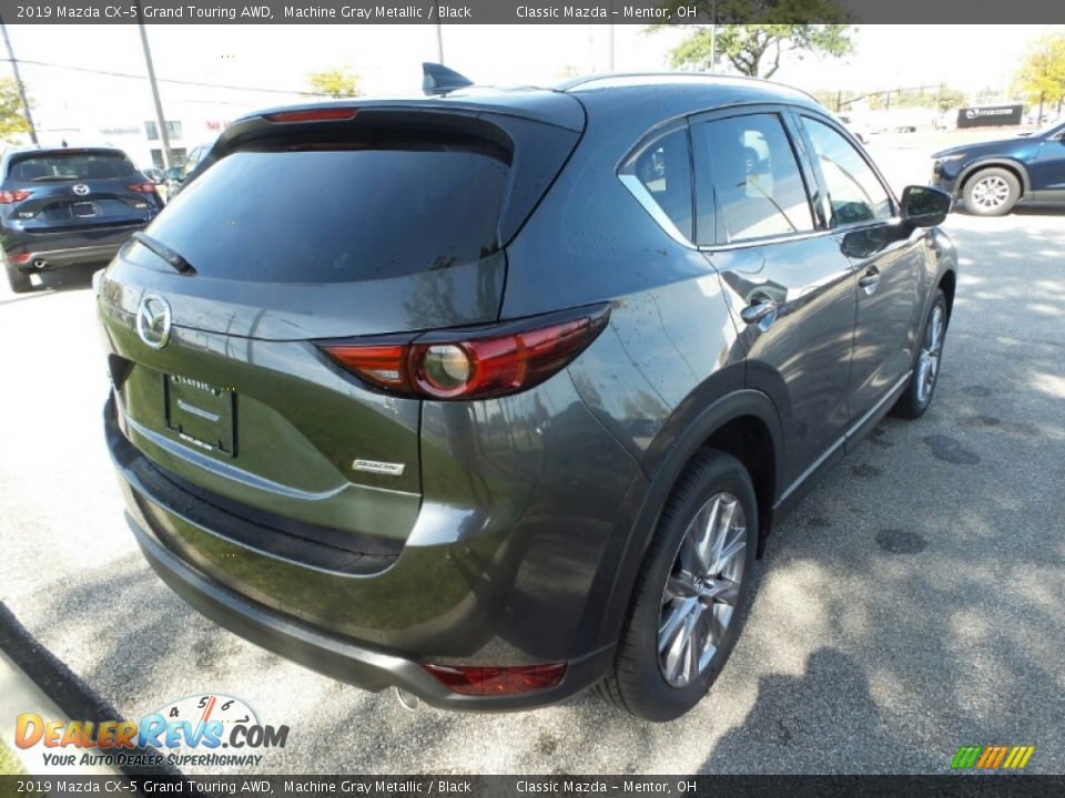 2019 Mazda CX-5 Grand Touring AWD Machine Gray Metallic / Black Photo #7