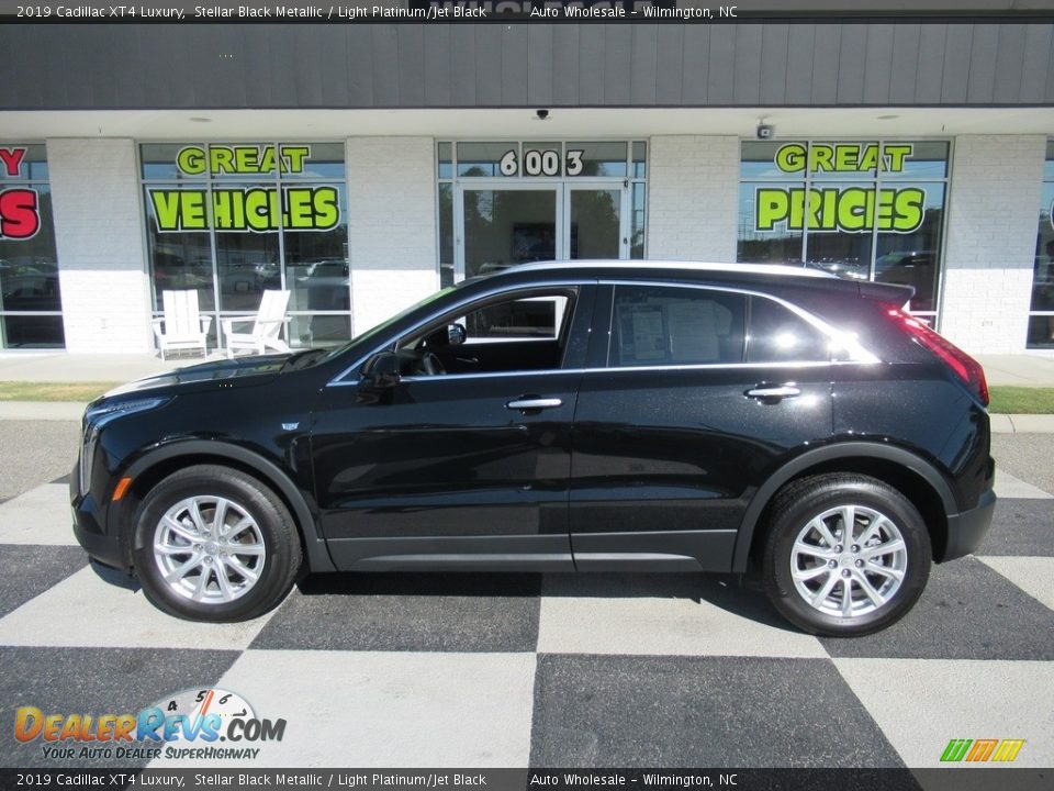 2019 Cadillac XT4 Luxury Stellar Black Metallic / Light Platinum/Jet Black Photo #1