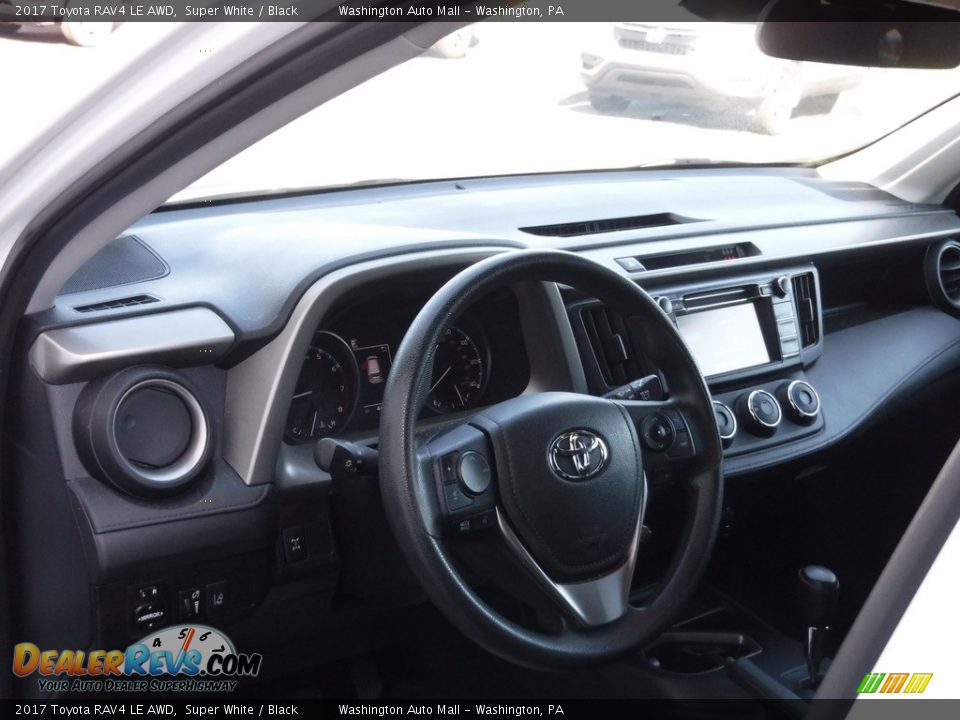 2017 Toyota RAV4 LE AWD Super White / Black Photo #12